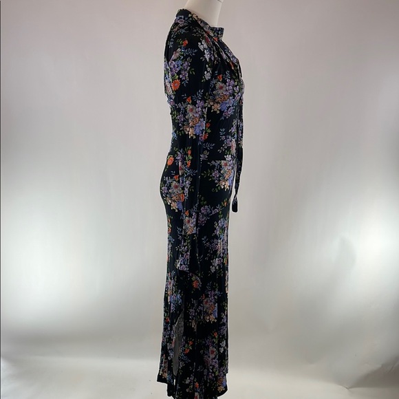 Paco Rabanne Black Floral Midi Dress, 34 - Picture 15 of 15